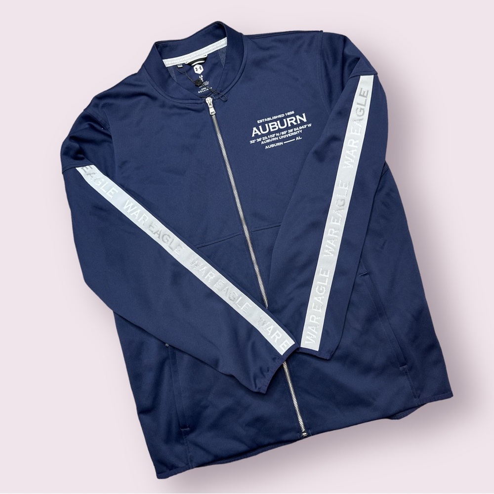 Under Armour Men’s Auburn Full Zip Track Jacket Size Large